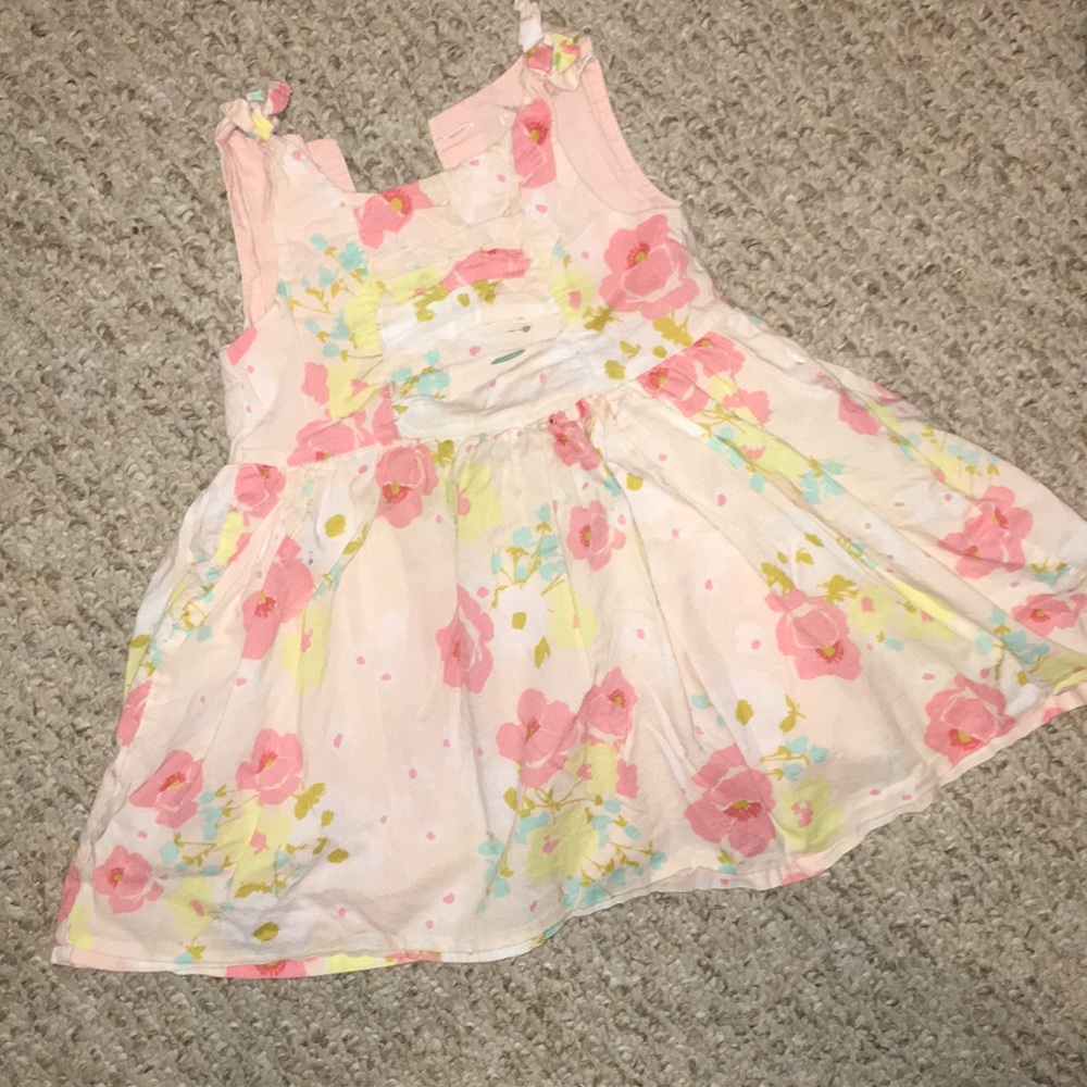 Pink Dress with flowers